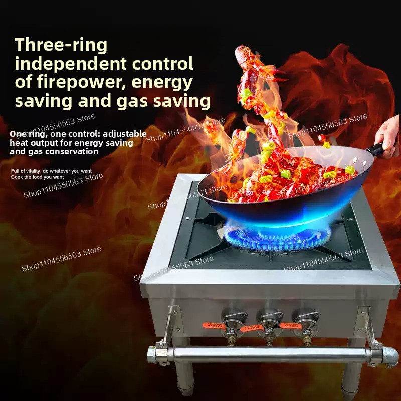 Range Commercial Kitchen - เตาแก๊สเชิงพาณิชย์รุ่นใหม่ - สำหรับใช้ในบ้านและครัว ใช้ได้กับแก๊สเหลว