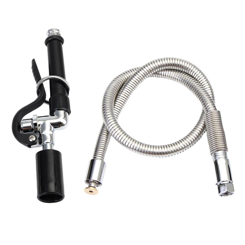 Commercial Kitchen Tap With Spray - หัวก๊อกน้ำทองเหลืองพร้อมสายยางสำหรับห้องครัวเชิงพาณิชย์