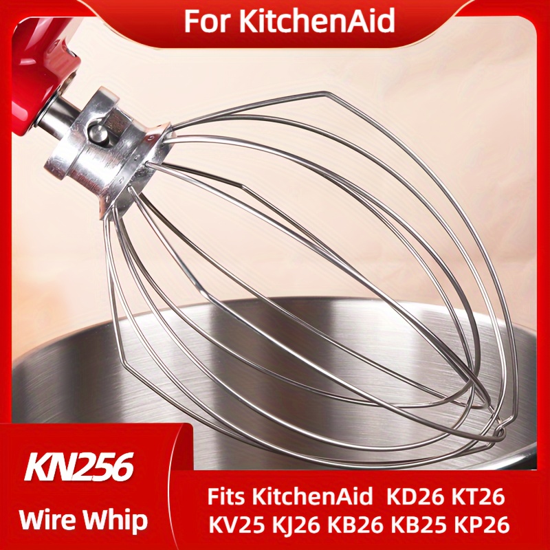 Commercial Kitchen Units - KN256WW 6QT แส้ลวดสแตนเลสสําหรับ KitchenAid Mixer, เกรดอาหาร