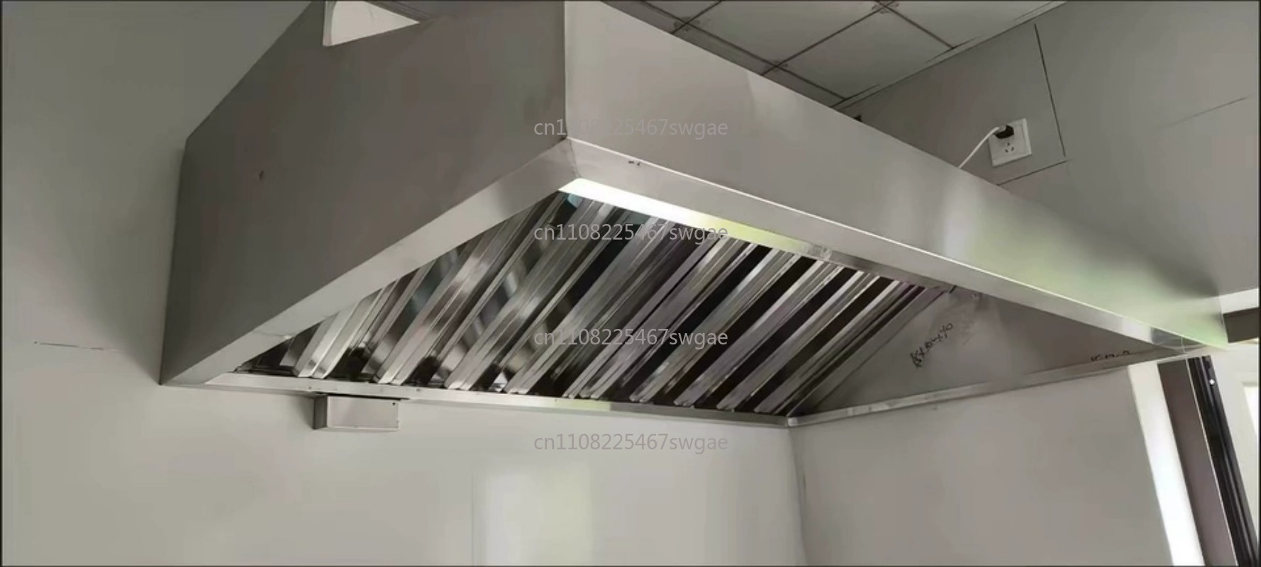 Range Commercial Kitchen - เครื่องดูดควันครัวเหล็กกล้ากำลังสูง สำหรับร้านอาหาร โรงแรม 220V เครื่องดูดควันเชิงพาณิชย์ สแตนเลส