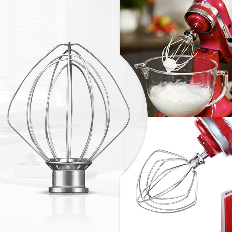 Commercial Kitchen Units - หัวตีลวดสแตนเลสสำหรับเครื่องผสมอาหารแบบตั้งโต๊ะ KitchenAid K45WW ขนาด 4.5QT