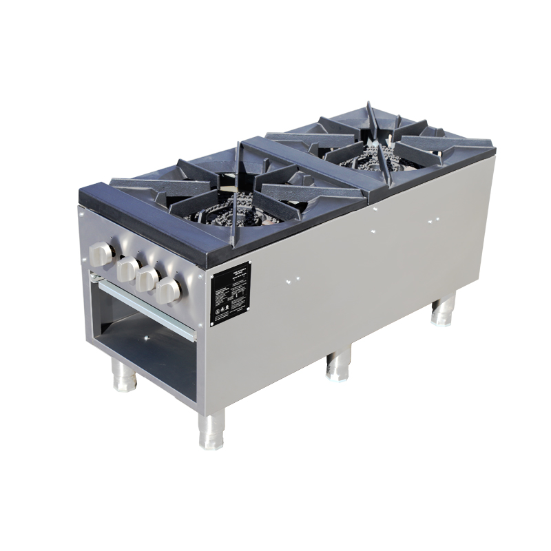 Range Commercial Kitchen - เตาอุตสาหกรรมแบบมืออาชีพสำหรับครัวเชิงพาณิชย์ 2 หัวเตา