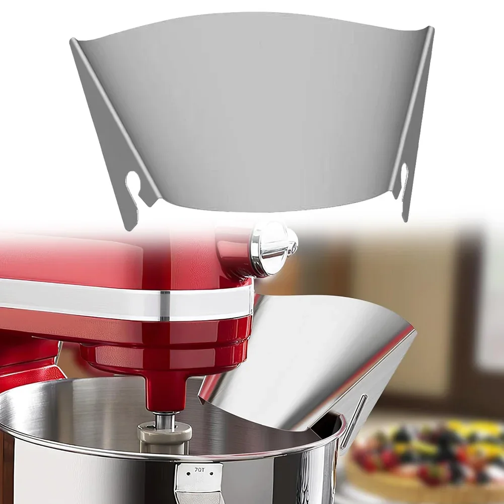 Commercial Kitchen Units - Lifesparking โล่เทสแตนเลสสําหรับเครื่องผสม KitchenAid, Universal Splash Guard,