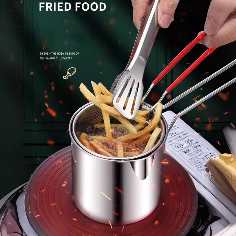 หม้อทอดสแตนเลส 304 พร้อมตะกร้า - Commercial Kitchen Appliance บทวิจารณ์และราคา