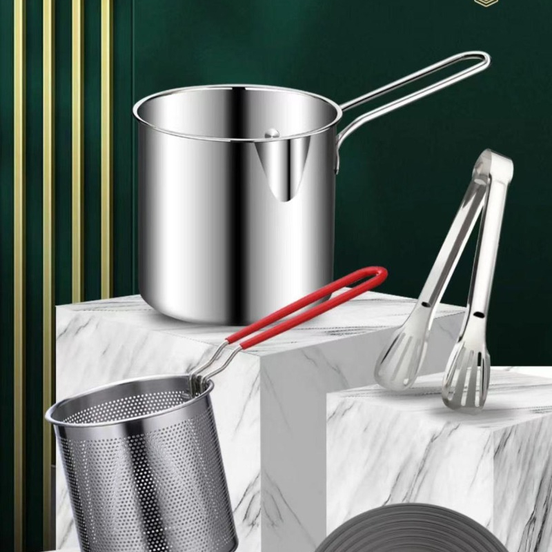 หม้อทอดสแตนเลส 304 พร้อมตะกร้า - Commercial Kitchen Appliance บทวิจารณ์และราคา