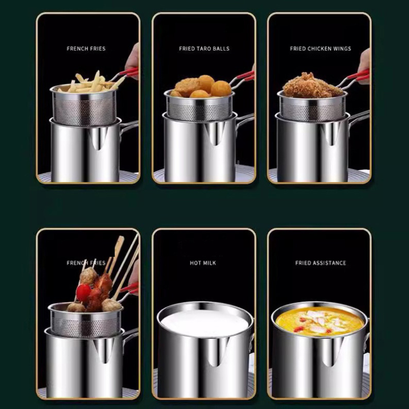 หม้อทอดสแตนเลส 304 พร้อมตะกร้า - Commercial Kitchen Appliance บทวิจารณ์และราคา
