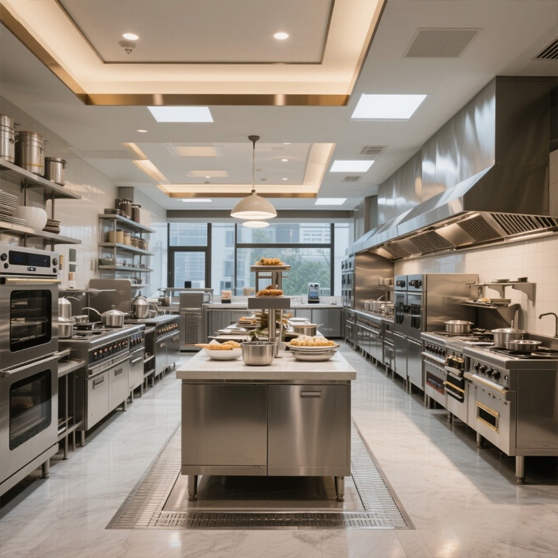 อุปกรณ์ครัวเชิงพาณิชย์อัตโนมัต - Range Commercial Kitchen บทวิจารณ์และราคา