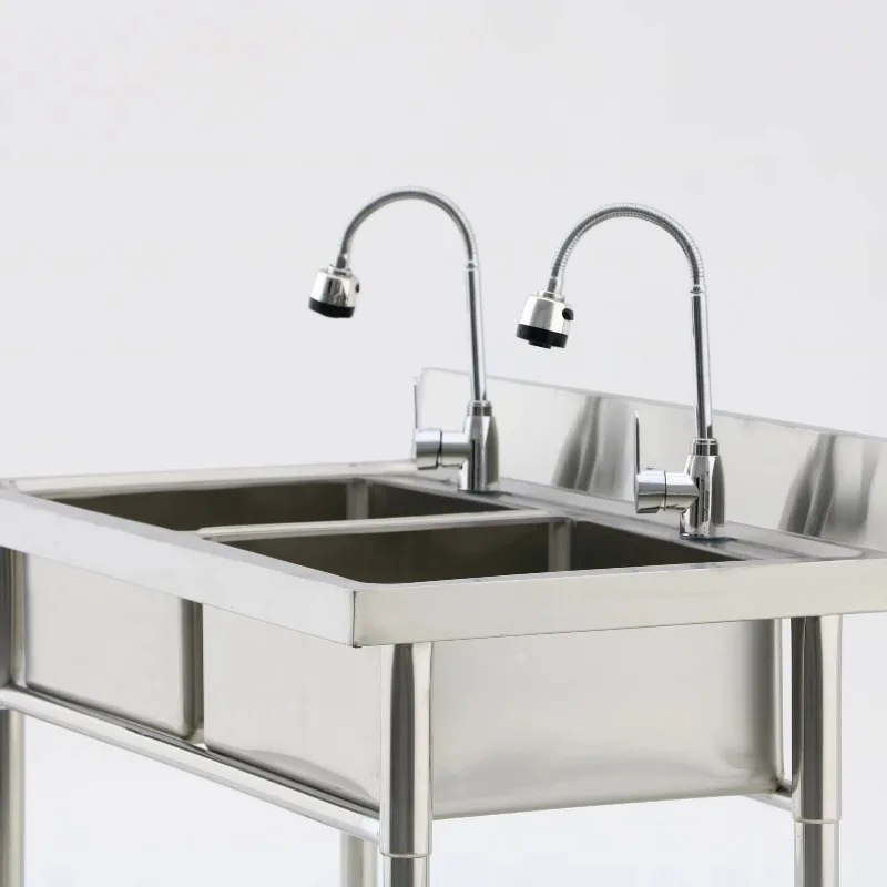 อุปกรณ์ครัวเชิงพาณิชย์ อ่างล้า - Commercial Kitchen Double Sink บทวิจารณ์และราคา