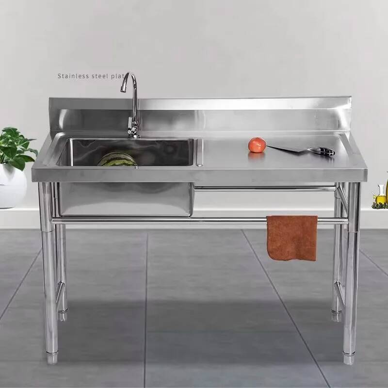 อ่างล้างจานสแตนเลสเชิงพาณิชย์ส - Commercial Kitchen Double Sink บทวิจารณ์และราคา