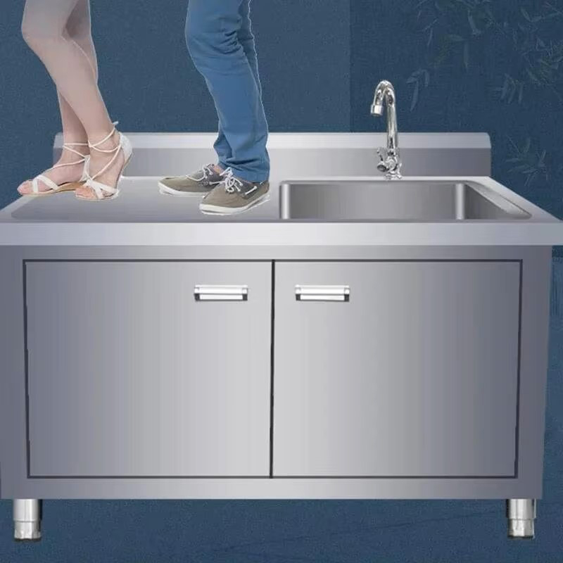 อ่างล้างจานโลหะเชิงพาณิชย์สำหร - Commercial Kitchen Double Sink บทวิจารณ์และราคา