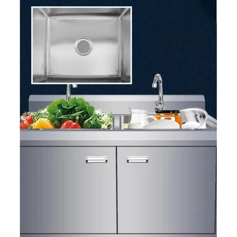อ่างล้างจานโลหะเชิงพาณิชย์สำหร - Commercial Kitchen Double Sink บทวิจารณ์และราคา