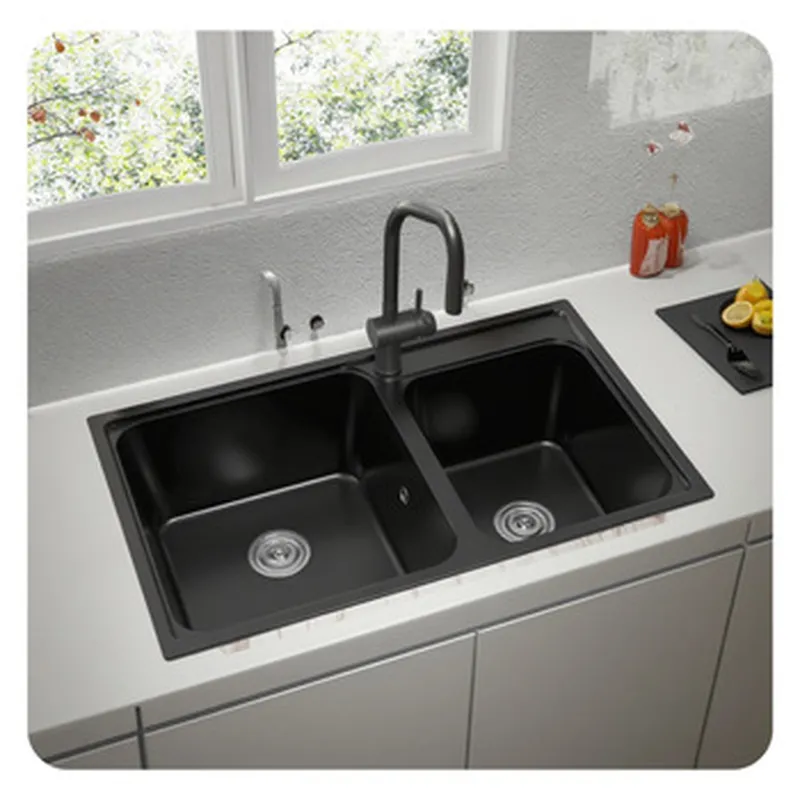 อ่างล้างจานคู่ SMC แข็งแรง ทนท - Commercial Kitchen Double Sink บทวิจารณ์และราคา