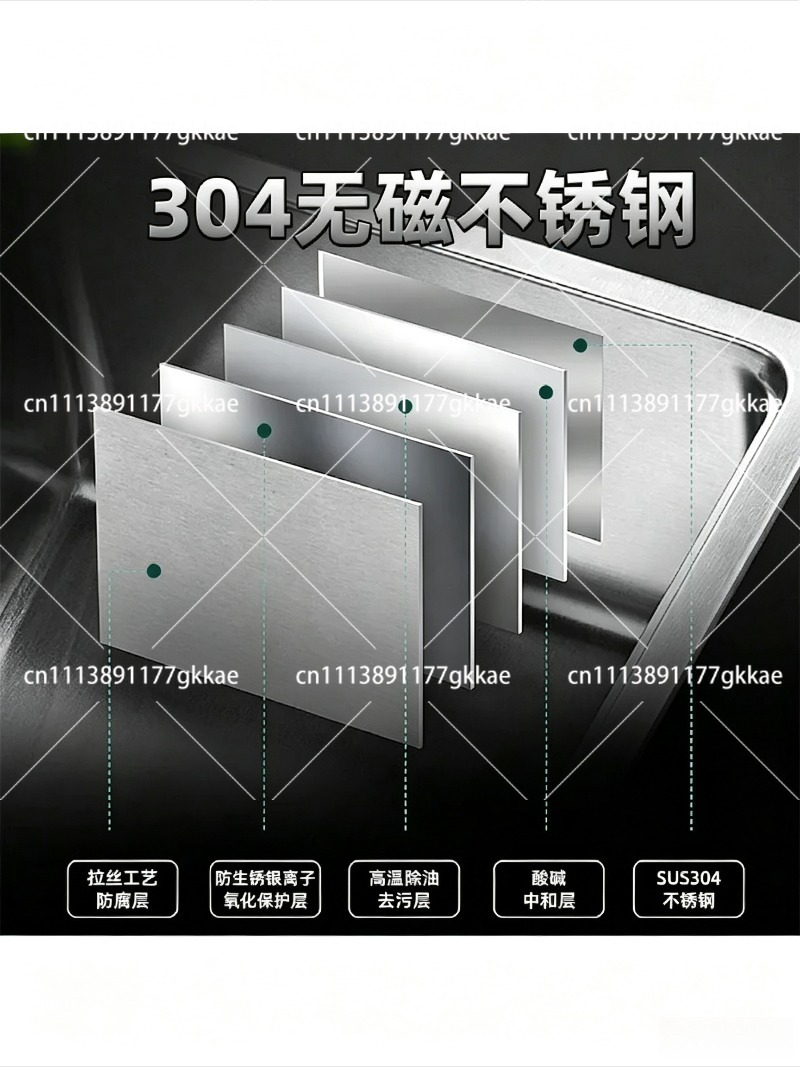 อ่างล้างจานสแตนเลส 304 หนาพิเศ - Commercial Kitchen Double Sink บทวิจารณ์และราคา