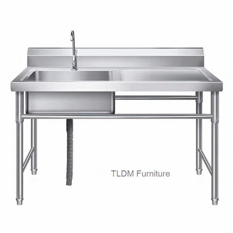 อ่างล้างจานสแตนเลสสำหรับครัวกล - Commercial Kitchen Double Sink บทวิจารณ์และราคา