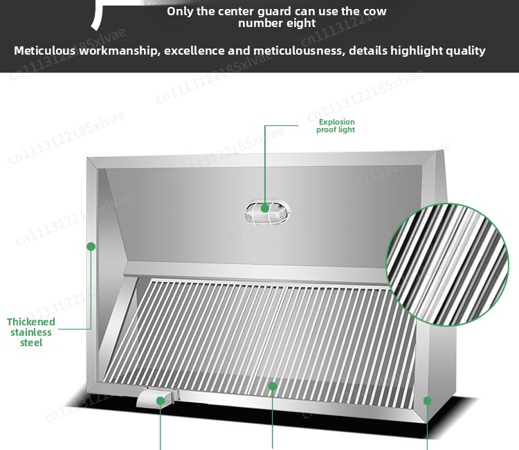 เครื่องดูดควันสแตนเลสหนาพิเศษ, - Range Commercial Kitchen บทวิจารณ์และราคา