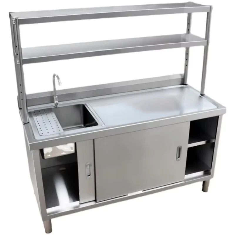 อ่างล้างจานสองหลุม สเตนเลสเคลื - Commercial Kitchen Double Sink บทวิจารณ์และราคา