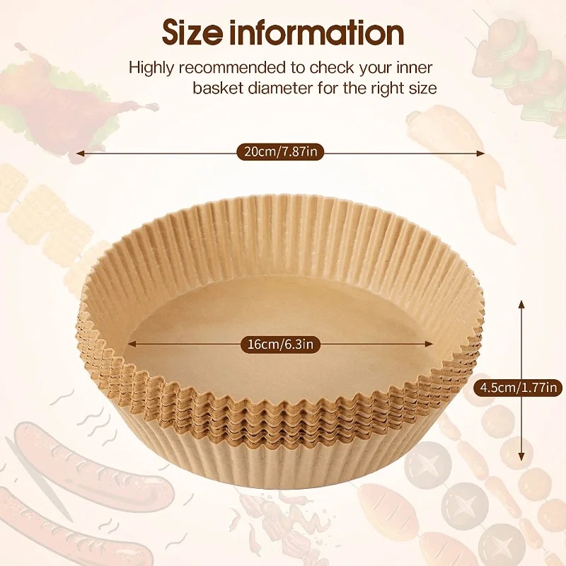 กระดาษรองหม้อทอดแบบใช้แล้วทิ้ง - Commercial Kitchen Appliance บทวิจารณ์และราคา